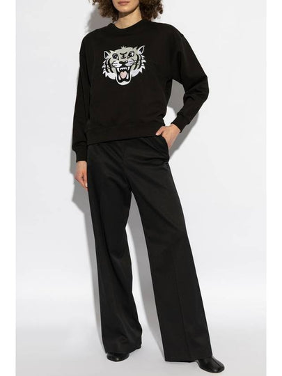 Kenzo Sweatshirt With Tiger Motif, Women's, Black - KENZO - BALAAN 2