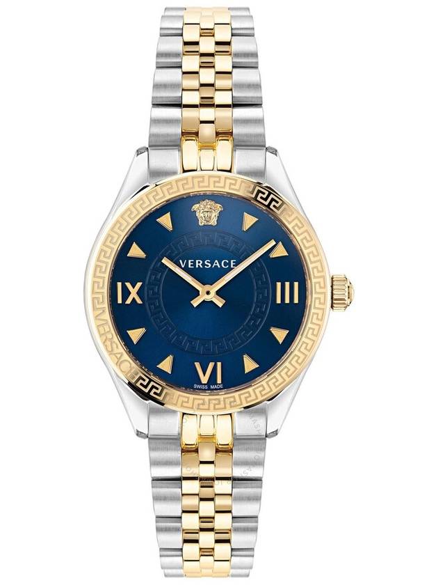 Versace Hellenyium Quartz Blue Dial Two-Tone Ladies Watch VE2S00522 - VERSACE - BALAAN 1