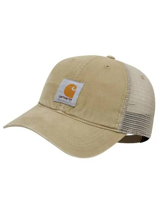 100286 Dark Khaki Cap - CARHARTT - BALAAN 1