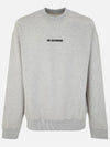 Men's Logo Sweatshirt Grey - JIL SANDER - BALAAN 4