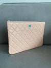 Classic clutch new medium caviar beige pink gold plated A82545 - CHANEL - BALAAN 4