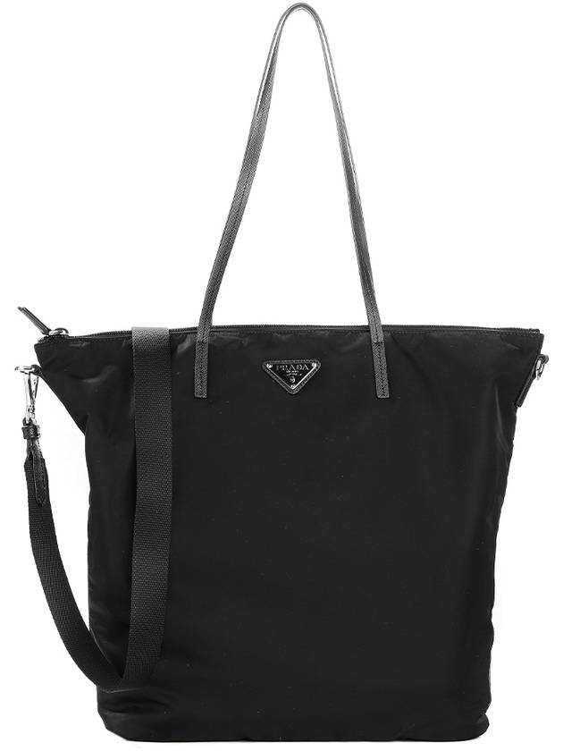 Triangle Logo Pocono Nylon Shoulder Bag Black - PRADA - BALAAN 2