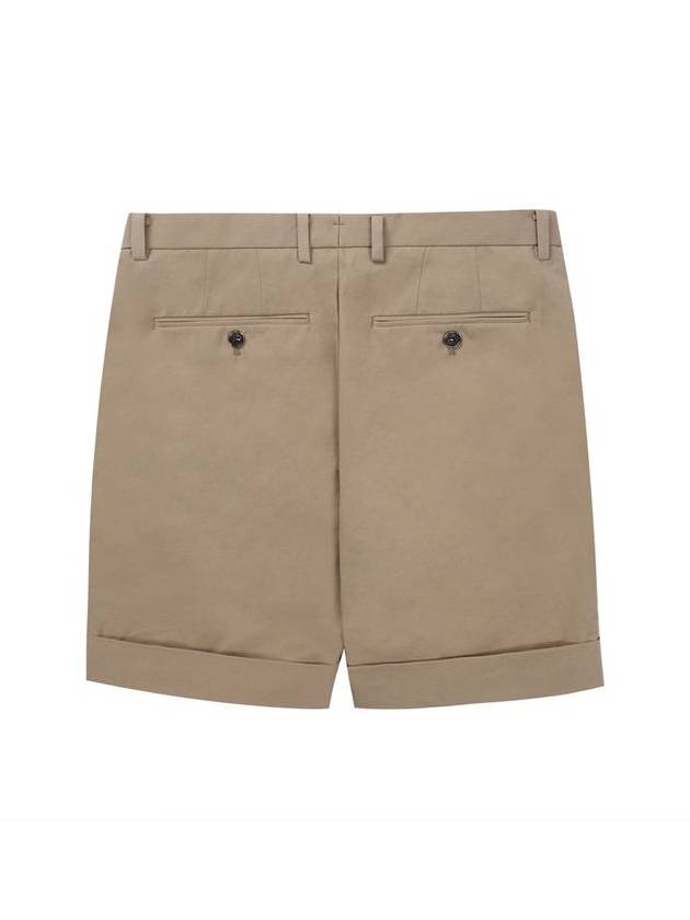 Two-Tuck Bermuda Chino Pants Beige SWP02213BI - SOLEW - BALAAN 3