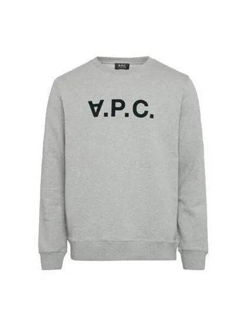 APC VPC Logo Sweatshirt Gray COFAX H27378 - A.P.C. - BALAAN 1