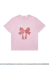 Present Printing Short Sleeves T Shirt Pink - METAPHER - BALAAN 6