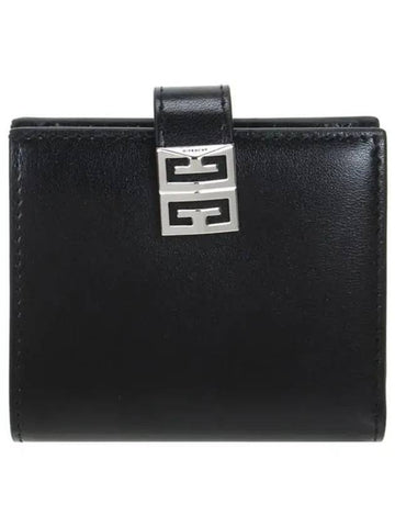 Wallet 4G Logo Halfwallet Black - GIVENCHY - BALAAN.