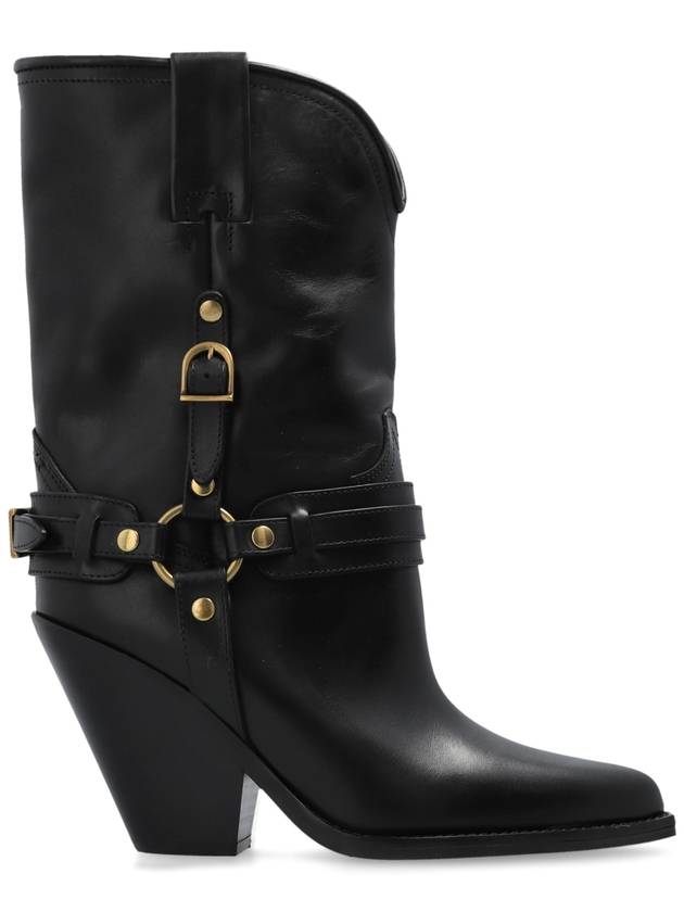 Isabel Marant Leather Boots Lyka, Women's, Black - ISABEL MARANT - BALAAN 1