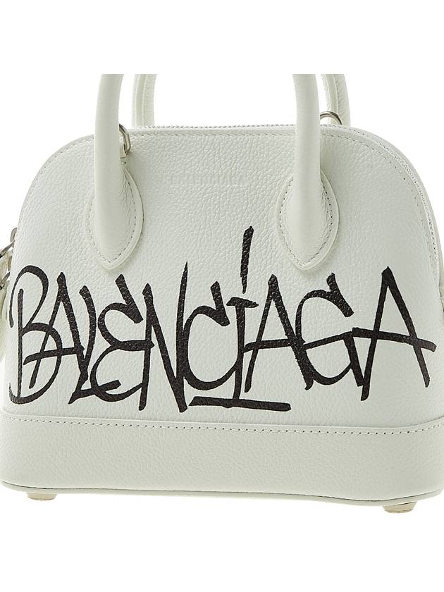 Bill Graffiti Tote Bag White - BALENCIAGA - BALAAN 8