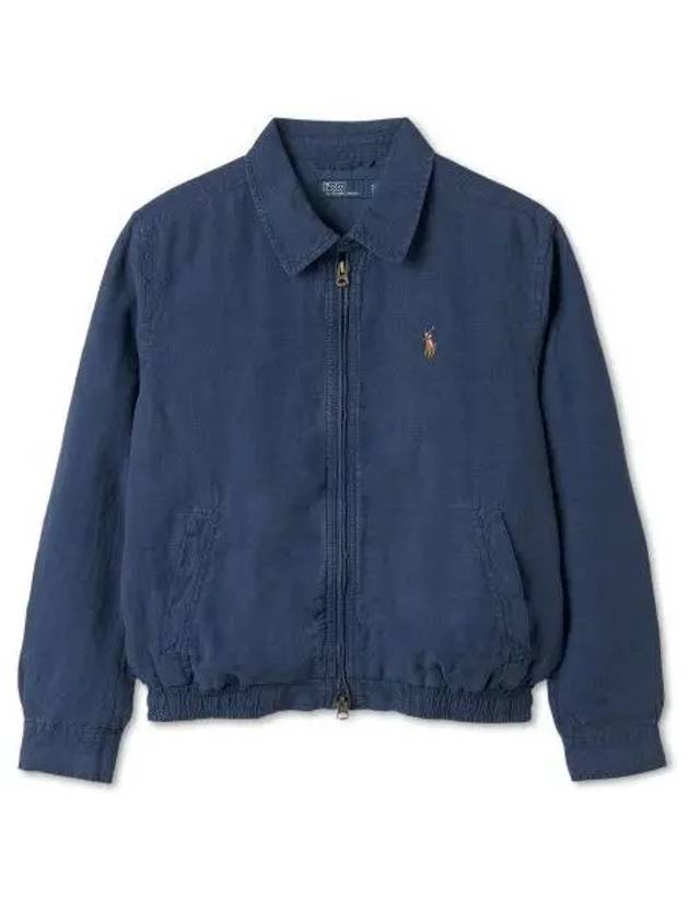 30 points paid W Linen Windbreaker Navy - POLO RALPH LAUREN - BALAAN 1