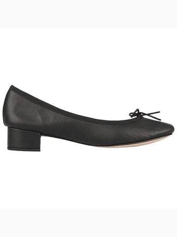 Women's Camille Middle Pumps Shoes Matte Black - REPETTO - BALAAN.