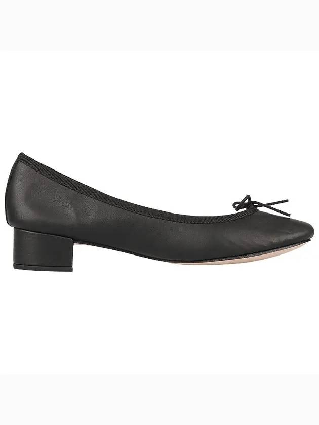 Women's Camille Middle Pumps Shoes Matte Black - REPETTO - BALAAN 1