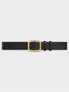 Abbey Vintage Calfskin Belt Black - CELINE - BALAAN 3