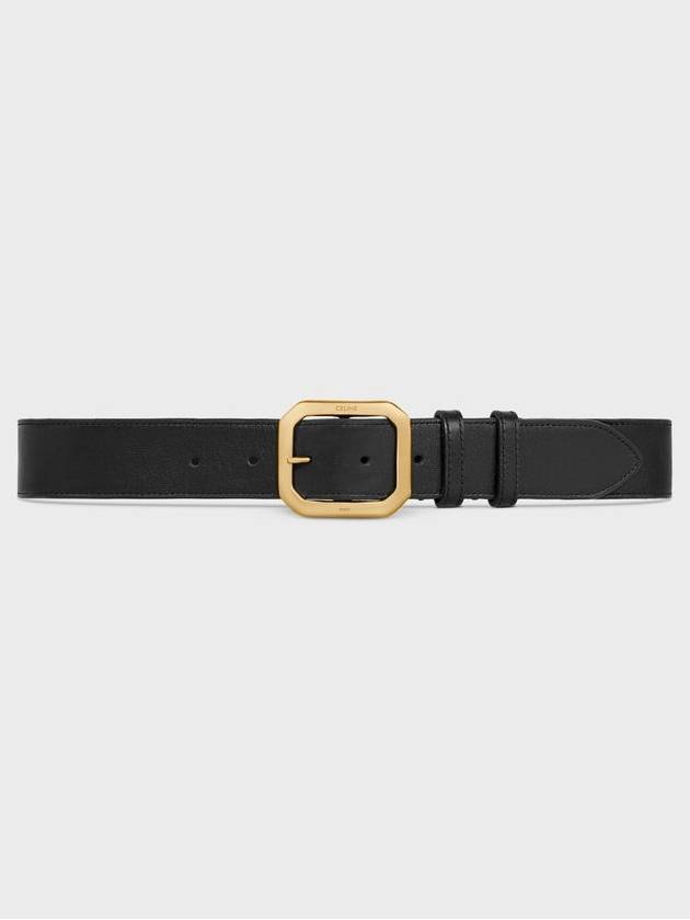 Abbey Vintage Calfskin Belt Black - CELINE - BALAAN 3