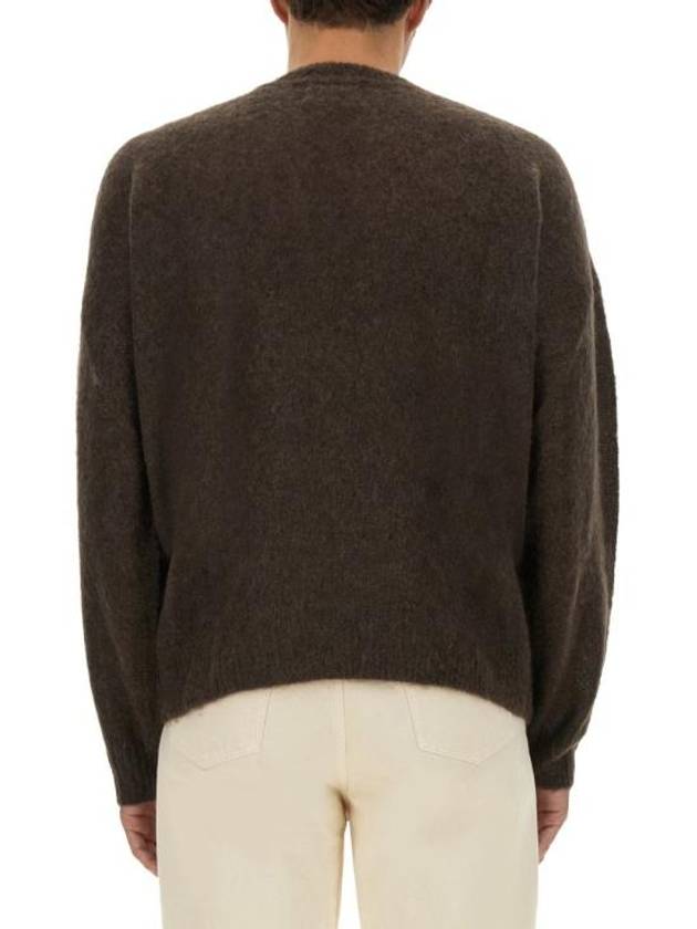 Drany Logo Mohair Knit Top Brown - ISABEL MARANT - BALAAN 4