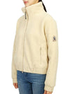 High Neck Fleece Zip-Up Jacket Ivory - PARAJUMPERS - BALAAN 4