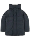 Kids Waffen Hooded Padded Jacket Navy 691640634 V0020 - STONE ISLAND - BALAAN 2