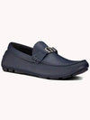 CD Signature Buckle Strap Loafers Blue - DIOR - BALAAN 2