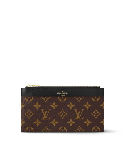 Slim Monogram Card Wallet Brown - LOUIS VUITTON - BALAAN 2