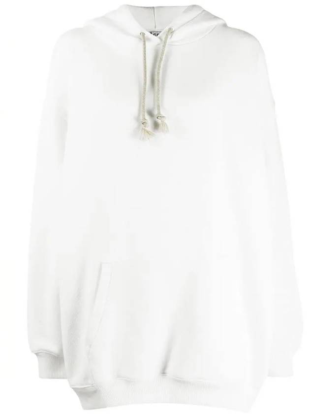 Back Label Patch Hooded Top White - ACNE STUDIOS - BALAAN 2