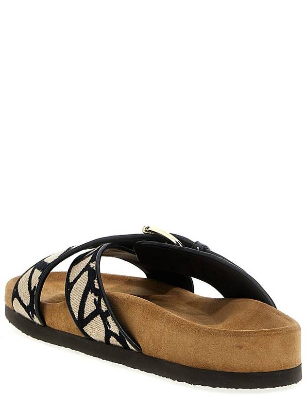 Valentino Garavani Valentino Garavani 'Toile Iconographe' Sandals - VALENTINO - BALAAN 3