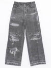 Destroyed Wide Denim Men s Pants W241PT28997G - WOOYOUNGMI - BALAAN 3