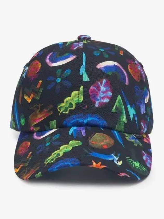 Graphic Print Base Ball Cap Black - PAUL SMITH - BALAAN 2