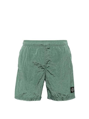 Nylon Metal Swimming Trunk Shorts Green - STONE ISLAND - BALAAN 1