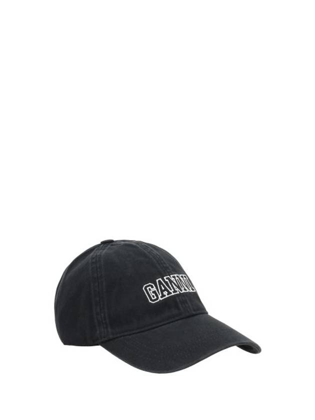 Logo Ball Cap Black - GANNI - BALAAN 3