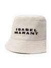 Haley Logo Bucket Hat Black Ecru - ISABEL MARANT - BALAAN 2