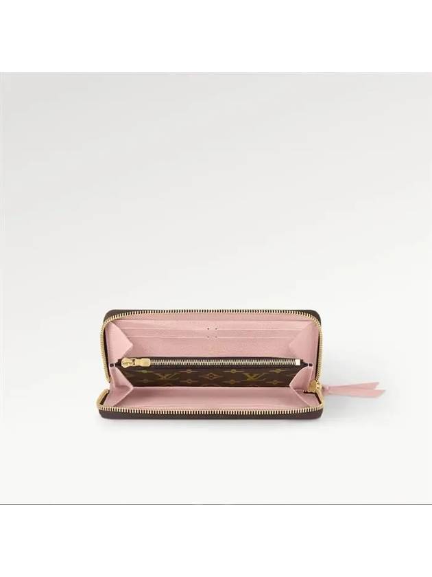 Clemence Long Wallet Rose Ballerine - LOUIS VUITTON - BALAAN 4