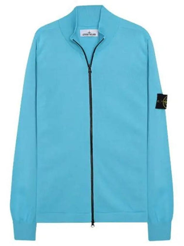 Badge full zip knit cardigan - STONE ISLAND - BALAAN 1