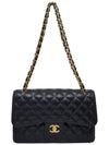 Women s A58600 Classic Gold Caviar Large Chain Shoulder Bag - CHANEL - BALAAN 6