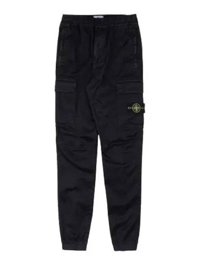 Wappen Patch Cargo Track Pants Black - STONE ISLAND - BALAAN 2