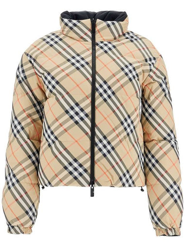 short reversible down jacket - BURBERRY - BALAAN 1