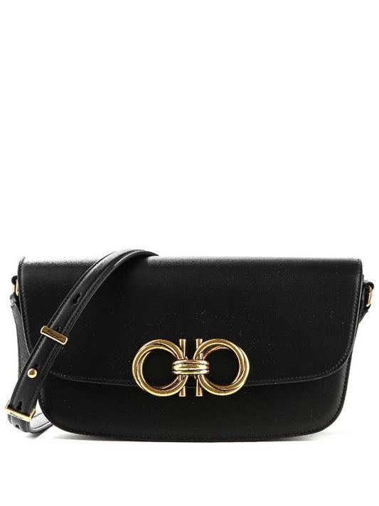 Trapezio Cross Bag Black - SALVATORE FERRAGAMO - BALAAN 2