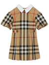 Kids Women s Puff Sleeve Check Dress 8040965 - BURBERRY - BALAAN 2