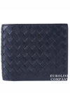 Intrecciato Weaving Half Wallet Navy - BOTTEGA VENETA - BALAAN 2