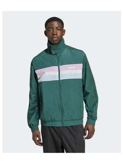 80s Nylon Archive 3 Stripes Track Jacket Collegiate Green - ADIDAS - BALAAN 2