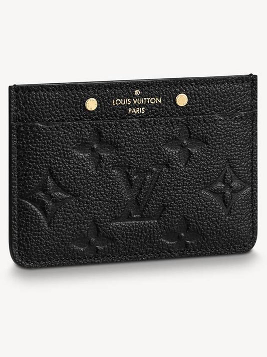 Monogram Empreinte Card Wallet Black - LOUIS VUITTON - BALAAN 2