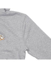 Chillax Fox Patch Classic Hoodie Grey Melange - MAISON KITSUNE - BALAAN 5