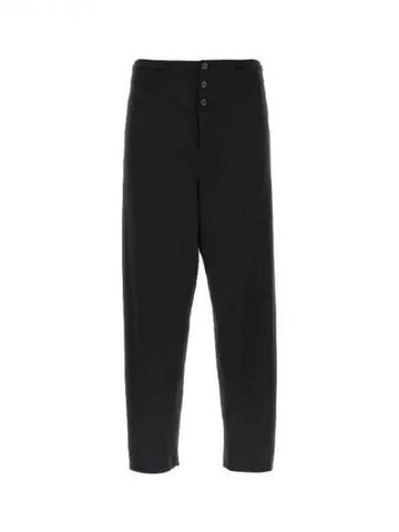 Slim fit black silk pants 270838 - SAINT LAURENT - BALAAN 1