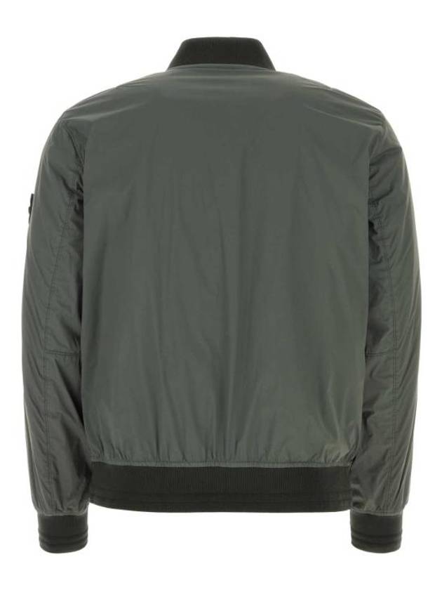 Skin Touch Nylon TC Primaloft Bomber Jacket Musk Green - STONE ISLAND - BALAAN 3