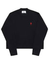 Sweater UKS046KN0042 001 Black - AMI - BALAAN 3