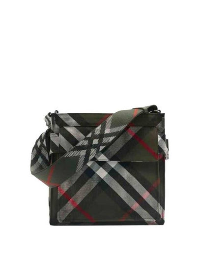 Trench Check Small Tote Bag Green - BURBERRY - BALAAN 2