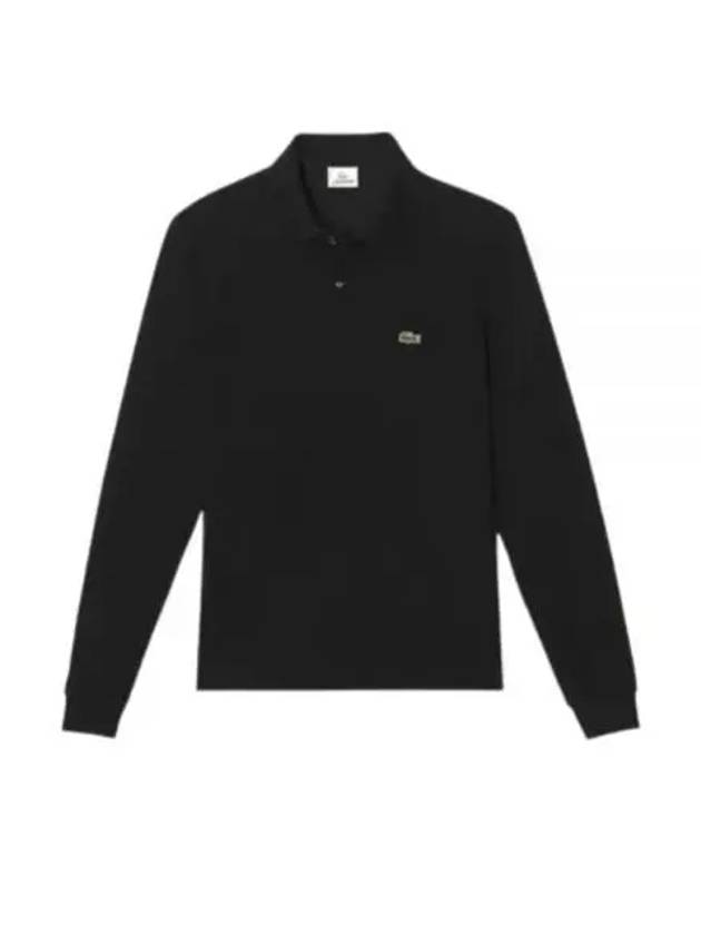 Men's Original Cotton Long Sleeve Polo Shirt Black - LACOSTE - BALAAN 2