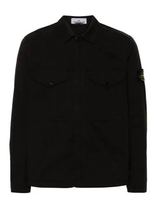 Wapen Zip-Up Jacket Black - STONE ISLAND - BALAAN 2