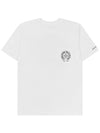 Horseshoe Logo Pocket T Shirt White - CHROME HEARTS - BALAAN 1