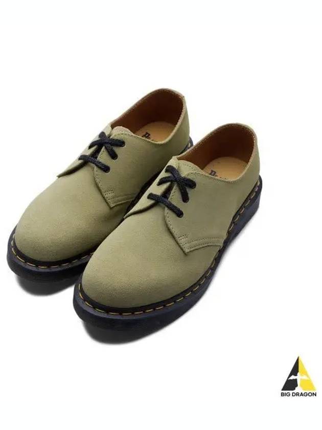 Dr Martens 1461 3 Hole E H Suede Pale Olive 27458358 - DR. MARTENS - BALAAN 1