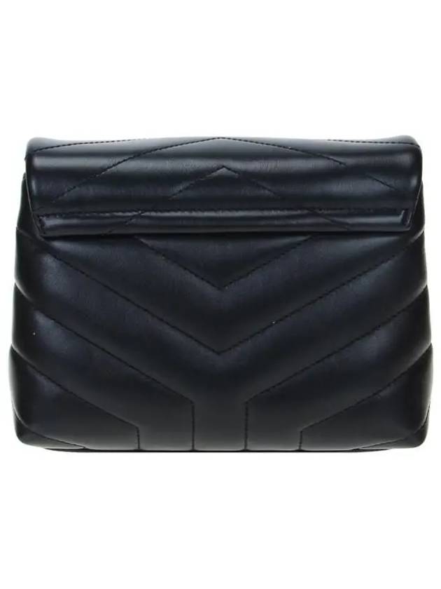 Loulou Toy Matelasse Shoulder Bag Black - SAINT LAURENT - BALAAN 5