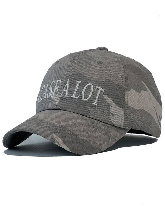 Logo Camo Ball Cap Grey - CASEALOT - BALAAN 2